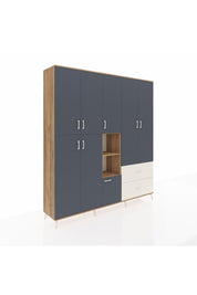 Hyperion Dolap 12 Raflı 2 Çekmeceli Tek Askılı 220x44x243 - S553M063V25B