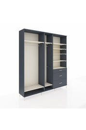 Hyperion Dolap 9 Raflı 3 Çekmeceli 3 Askılı 220x44x243 - S553M064V14B