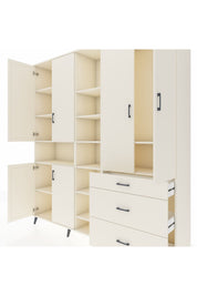 Hyperion Dolap 13 Raflı 3 Çekmeceli 6 Kapaklı 220x44x243 Aytaşı-Aytaşı/Aytaşı