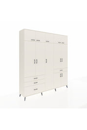 Hyperion Dolap 11 Raflı 4 Çekmeceli 2 Askılı 220x44x243 - S553M055V04B