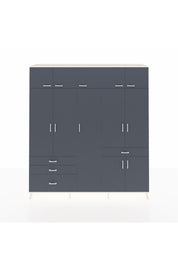 Hyperion Dolap 11 Raflı 4 Çekmeceli 2 Askılı 220x44x243 - S553M055V08B