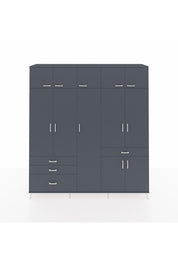 Hyperion Dolap 11 Raflı 4 Çekmeceli 2 Askılı 220x44x243 - S553M055V17B