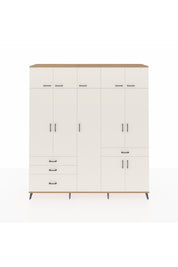 Hyperion Dolap 11 Raflı 4 Çekmeceli 2 Askılı 220x44x243 - S553M055V22B