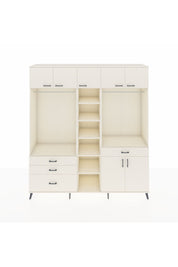 Hyperion Gardrop 11 Raflı 4 Çekmeceli 2 Askılı 220x44x243 Aytaşı-Aytaşı/Aytaşı