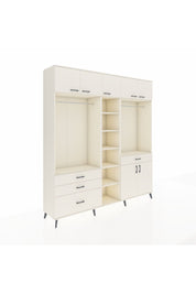 Hyperion Gardrop 11 Raflı 4 Çekmeceli 2 Askılı 220x44x243 Aytaşı-Aytaşı/Aytaşı