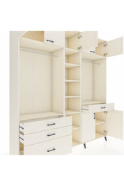 Hyperion Gardrop 11 Raflı 4 Çekmeceli 2 Askılı 220x44x243 Aytaşı-Aytaşı/Aytaşı