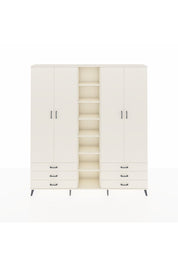 Arges Gardrop 13 Raflı 6 Çekmeceli 2 Askılı 220x30x243 Aytaşı-Aytaşı