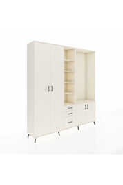 Hyperion Dolap 13 Raflı 3 Çekmeceli 4 Kapaklı 220x44x243 Aytaşı-Aytaşı/Aytaşı