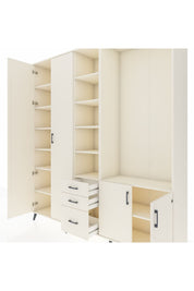 Hyperion Dolap 13 Raflı 3 Çekmeceli 4 Kapaklı 220x44x243 Aytaşı-Aytaşı/Aytaşı