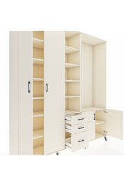 Hyperion Dolap 13 Raflı 3 Çekmeceli 4 Kapaklı 220x44x243 Aytaşı-Aytaşı/Aytaşı