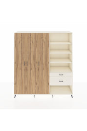 Hyperion Dolap 16 Raflı 2 Çekmeceli 3 Kapaklı 220x44x243 Aytaşı-Çam/Aytaşı