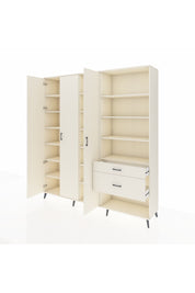 Hyperion Dolap 16 Raflı 2 Çekmeceli 3 Kapaklı 220x44x243 Aytaşı-Aytaşı/Aytaşı