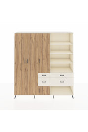 Hyperion Dolap 14 Raflı 4 Çekmeceli 4 Kapaklı 220x44x243 Aytaşı-Çam/Aytaşı