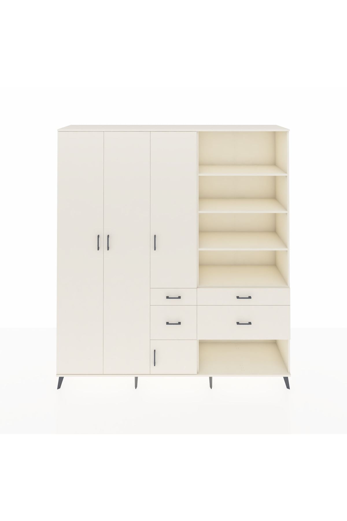 Hyperion Dolap 14 Raflı 4 Çekmeceli 4 Kapaklı 220x44x243 Aytaşı-Aytaşı/Aytaşı