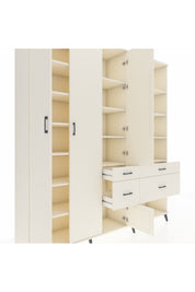 Hyperion Dolap 14 Raflı 4 Çekmeceli 4 Kapaklı 220x44x243 Aytaşı-Aytaşı/Aytaşı