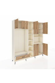 Hyperion Dolap 11 Raflı Tek Çekmeceli 7 Kapaklı 220x44x243 - S553M069V03B