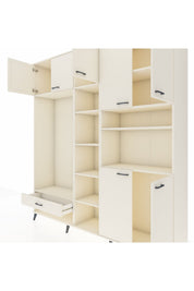 Hyperion Dolap 11 Raflı Tek Çekmeceli 7 Kapaklı 220x44x243 - S553M069V04B