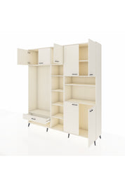 Hyperion Dolap 11 Raflı Tek Çekmeceli 7 Kapaklı 220x44x243 - S553M069V04B