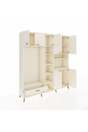 Hyperion Dolap 11 Raflı Tek Çekmeceli 7 Kapaklı 220x44x243 - S553M069V04B