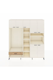 Hyperion Dolap 11 Raflı Tek Çekmeceli 7 Kapaklı 220x44x243 - S553M069V06B