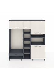 Hyperion Dolap 11 Raflı Tek Çekmeceli 7 Kapaklı 220x44x243 - S553M069V14B