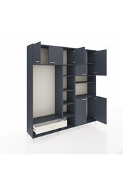 Hyperion Dolap 11 Raflı Tek Çekmeceli 7 Kapaklı 220x44x243 - S553M069V16B