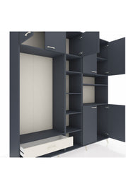 Hyperion Dolap 11 Raflı Tek Çekmeceli 7 Kapaklı 220x44x243 - S553M069V16B