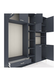 Hyperion Dolap 11 Raflı Tek Çekmeceli 7 Kapaklı 220x44x243 - S553M069V17B