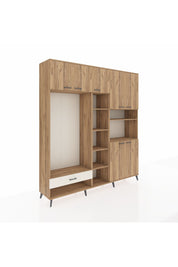 Hyperion Dolap 11 Raflı Tek Çekmeceli 7 Kapaklı 220x44x243 - S553M069V19B