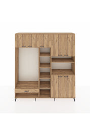 Hyperion Dolap 11 Raflı Tek Çekmeceli 7 Kapaklı 220x44x243 - S553M069V21B