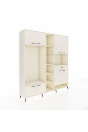 Hyperion Dolap 12 Raflı Tek Çekmeceli 8 Kapaklı 220x44x243 Aytaşı-Aytaşı/Aytaşı