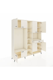 Hyperion Dolap 12 Raflı Tek Çekmeceli 8 Kapaklı 220x44x243 Aytaşı-Aytaşı/Aytaşı