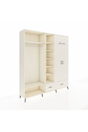 Hyperion Gardrop 12 Raflı 2 Çekmeceli 2 Askılı 220x44x243 Aytaşı-Aytaşı/Aytaşı