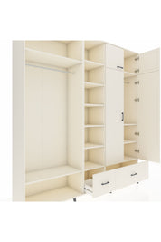 Hyperion Gardrop 12 Raflı 2 Çekmeceli 2 Askılı 220x44x243 Aytaşı-Aytaşı/Aytaşı