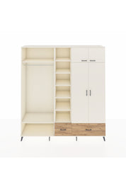 Hyperion Dolap 12 Raflı 2 Çekmeceli 2 Askılı 220x44x243 Aytaşı-Aytaşı/Çam