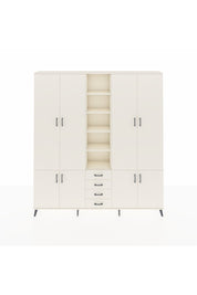 Arges Gardrop 17 Raflı 4 Çekmeceli 8 Kapaklı 220x30x243 Aytaşı-Aytaşı