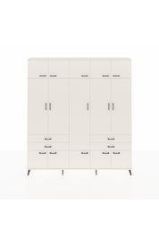 Arges Gardrop 11 Raflı 4 Çekmeceli 2 Askılı 220x30x243 Aytaşı-Aytaşı