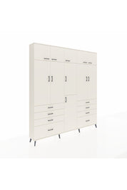 Arges Gardrop 8 Raflı 8 Çekmeceli 3 Askılı 220x30x243 Aytaşı-Aytaşı