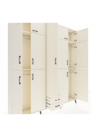 Arges Gardrop 10 Raflı 2 Çekmeceli 4 Askılı 220x30x243 Aytaşı-Aytaşı