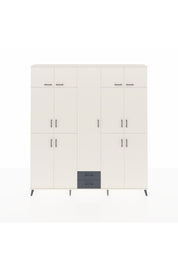 Arges Dolap 10 Raflı 2 Çekmeceli 4 Askılı 220x30x243 Aytaşı-Aytaşı/Antrasit