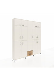 Arges Dolap 10 Raflı 2 Çekmeceli 4 Askılı 220x30x243 Aytaşı-Aytaşı/Çam