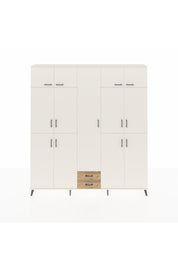Arges Dolap 10 Raflı 2 Çekmeceli 4 Askılı 220x30x243 Aytaşı-Aytaşı/Çam