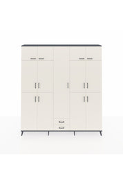 Arges Gardrop 10 Raflı 2 Çekmeceli 4 Askılı 220x30x243 Antrasit-Aytaşı