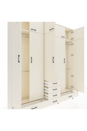 Arges Gardrop 6 Raflı 6 Çekmeceli 4 Askılı 220x30x243 Aytaşı-Aytaşı