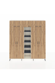 Arges Dolap 18 Raflı 9 Kapaklı 220x30x243 Aytaşı-Çam/Antrasit