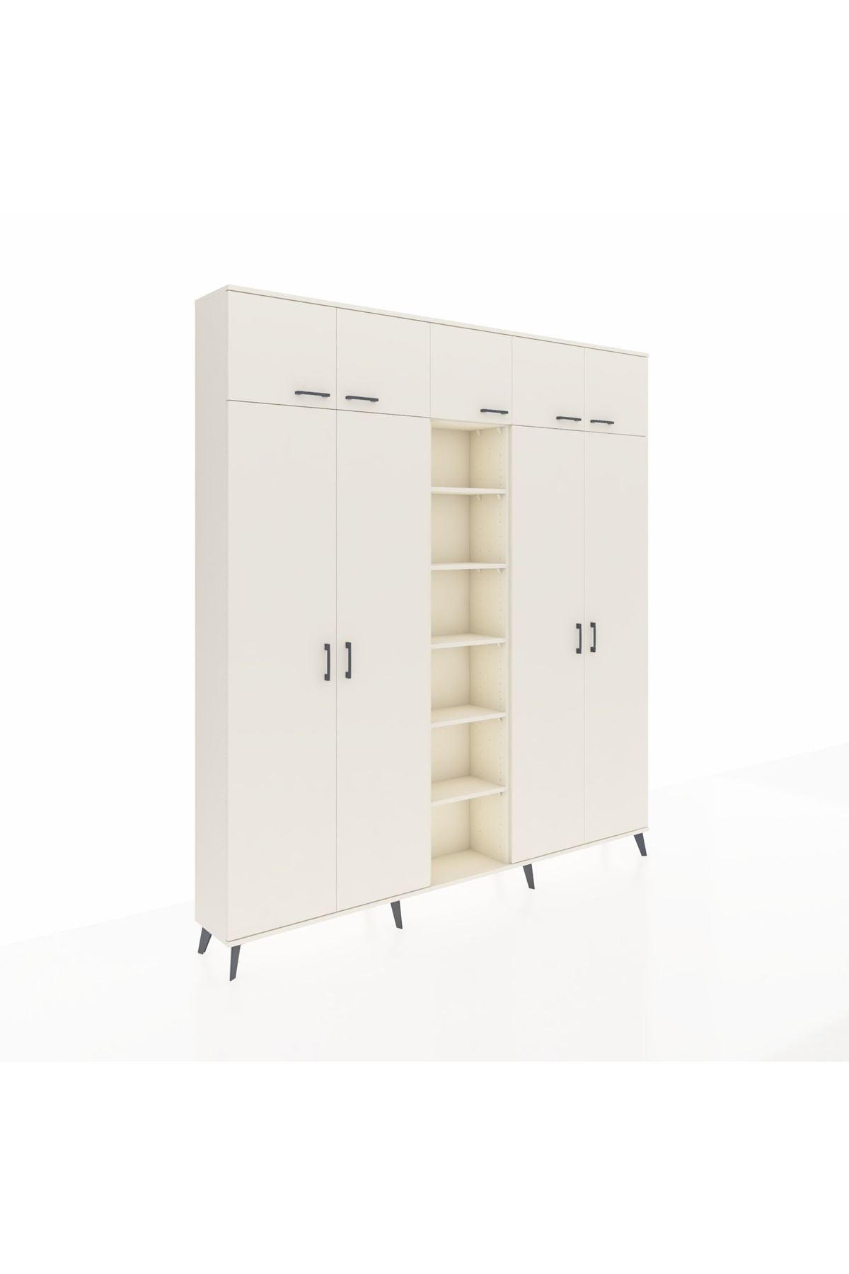 Arges Gardrop 18 Raflı 9 Kapaklı 220x30x243 Aytaşı-Aytaşı