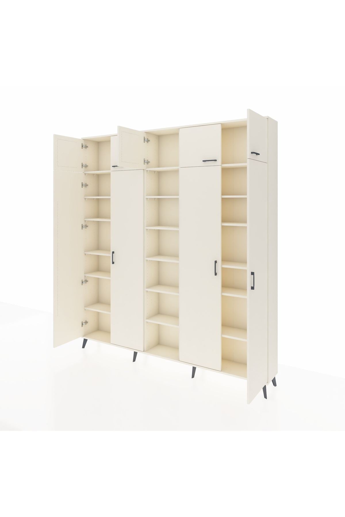 Arges Gardrop 18 Raflı 9 Kapaklı 220x30x243 Aytaşı-Aytaşı