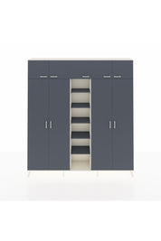 Arges Gardrop 18 Raflı 9 Kapaklı 220x30x243 Aytaşı-Antrasit