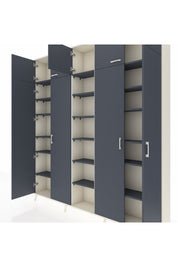 Arges Gardrop 18 Raflı 9 Kapaklı 220x30x243 Aytaşı-Antrasit