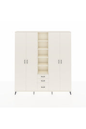 Arges Gardrop 17 Raflı 3 Çekmeceli 4 Kapaklı 220x30x243 Aytaşı-Aytaşı